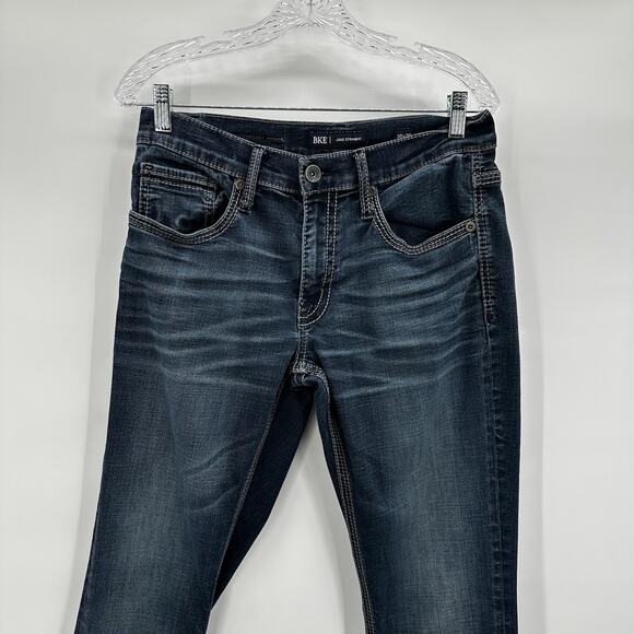 Buckle BKE Jeans Mens 30 Blue Jake Straight Stretch Thick Stitch - Picture 2 of 14